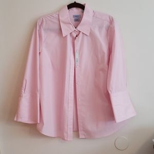 IZOD Women's French Cuff Blouse